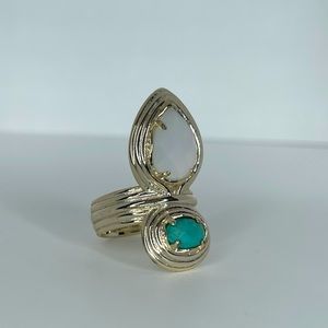 Rare Kendra Scott Two Stone Ring